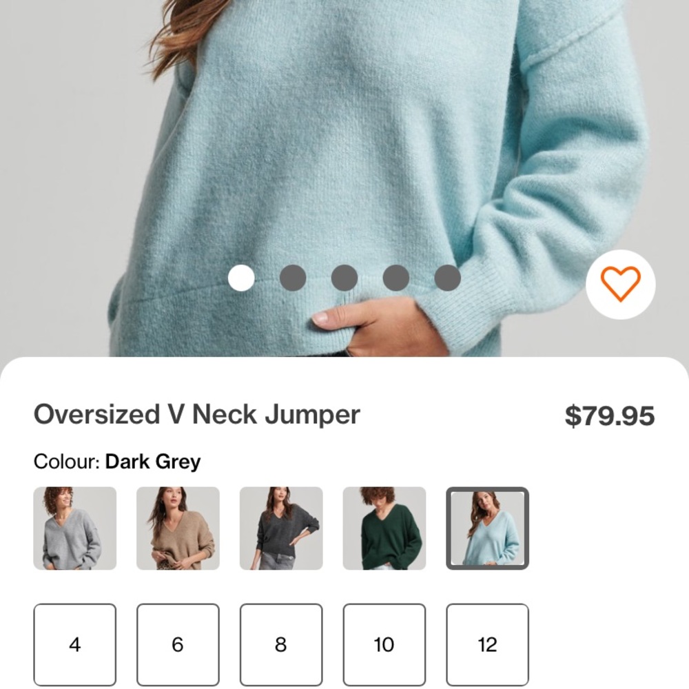 Superdry Light Gray Sweater - Picture 6 of 6